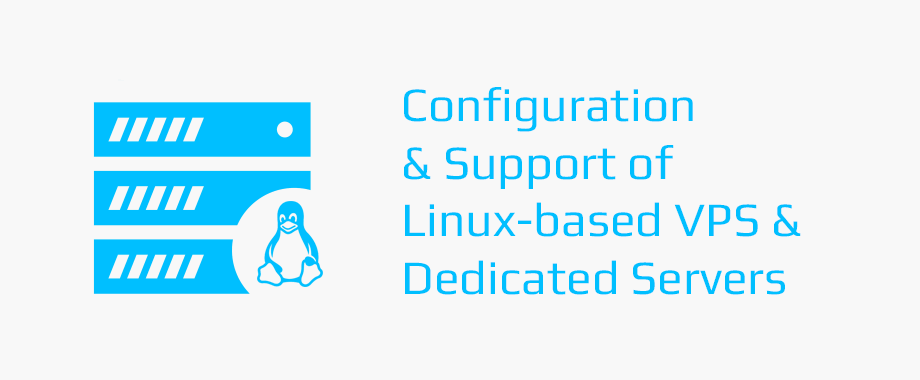 Configuration and support of Linux-based VPS and dedicated servers